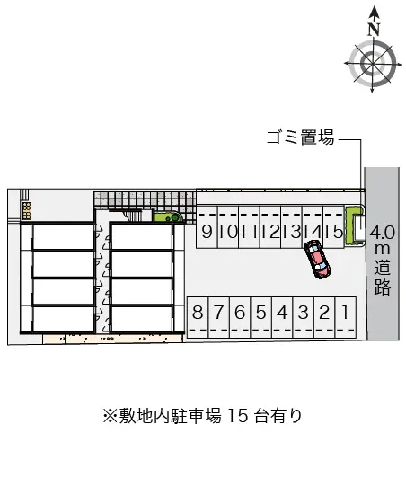 ★手数料０円★名護市宇茂佐　月極駐車場（LP）